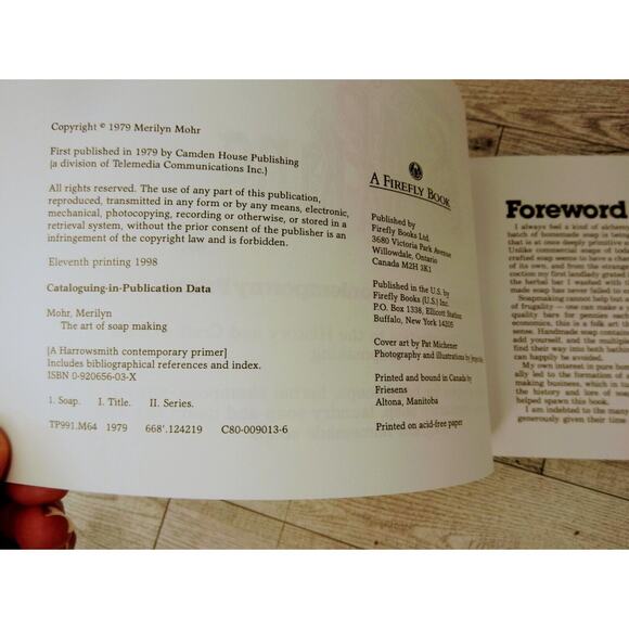 The Art of‎ Soap Making by Merilyn Mohr 1998 Craft Paperback Book DIY How-To - Picture 8 of 9